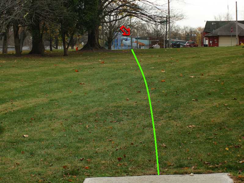 Montgomery County Disc Golf Club Hole 9