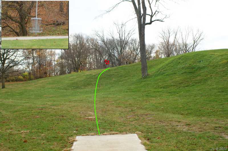 Montgomery County Disc Golf Club Hole 11